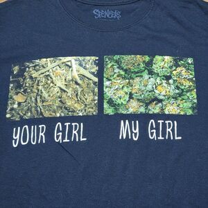 Spencer's SS Black Unisex Tee "Your Girl My Girl" - Size Medium